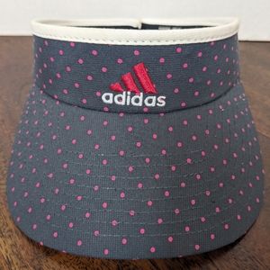 Adidas Visor Golf Running Hat - Women’s One Size Fits Most - Dark Blue & Pink